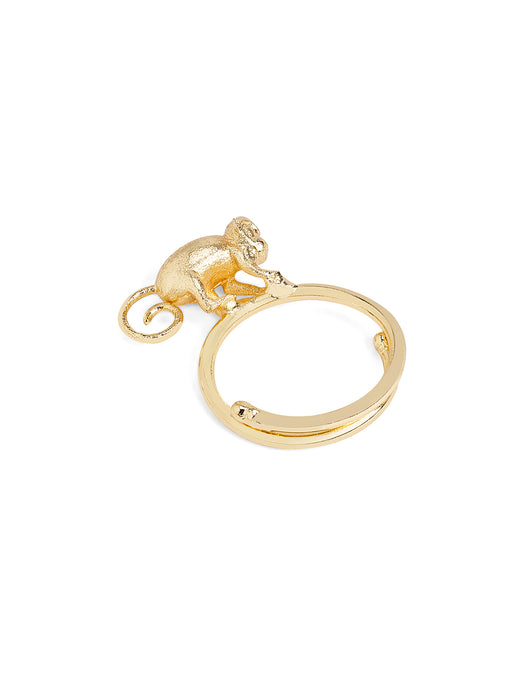 Mischievous Monkey Ring