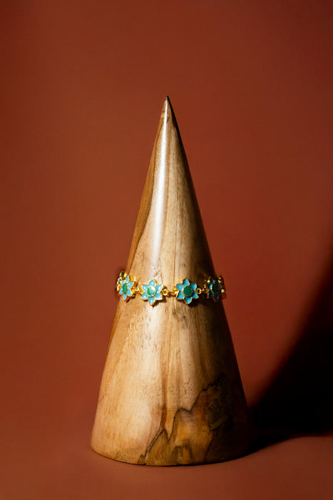 Phiroza Firangi Panni Flower Bracelet