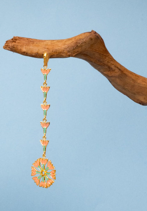 Pastel Jasmine Firangi Pani Maangtikka