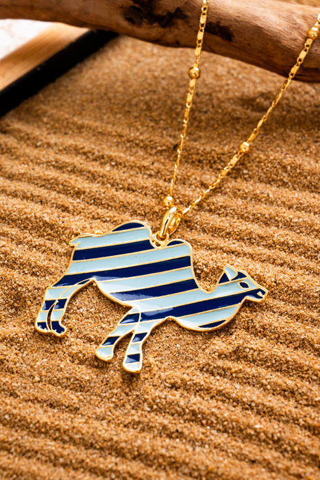 Safari Stripes Camel Pendant