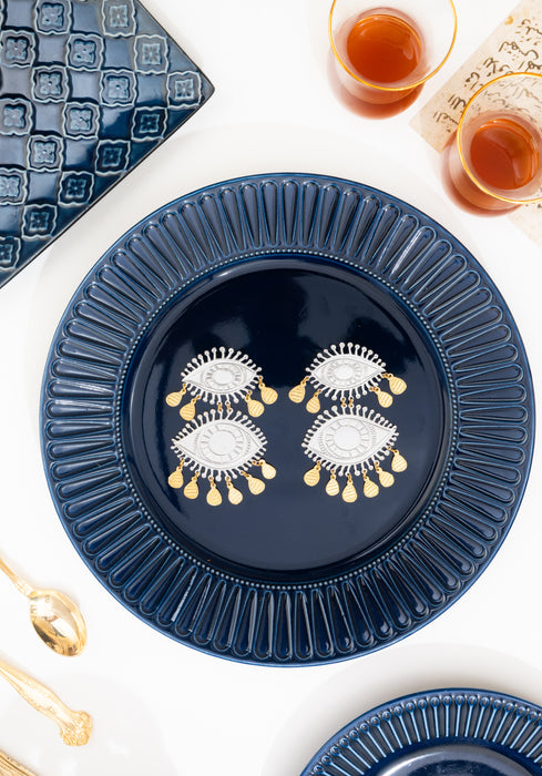 NAZARANA EVIL EYE EARRINGS