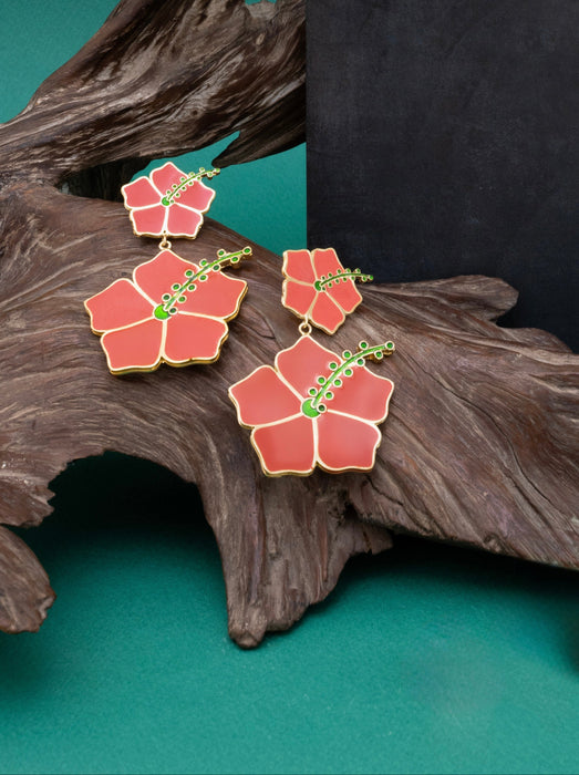 Hibiscus Earring