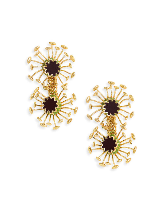 Golden Poppy Earrings