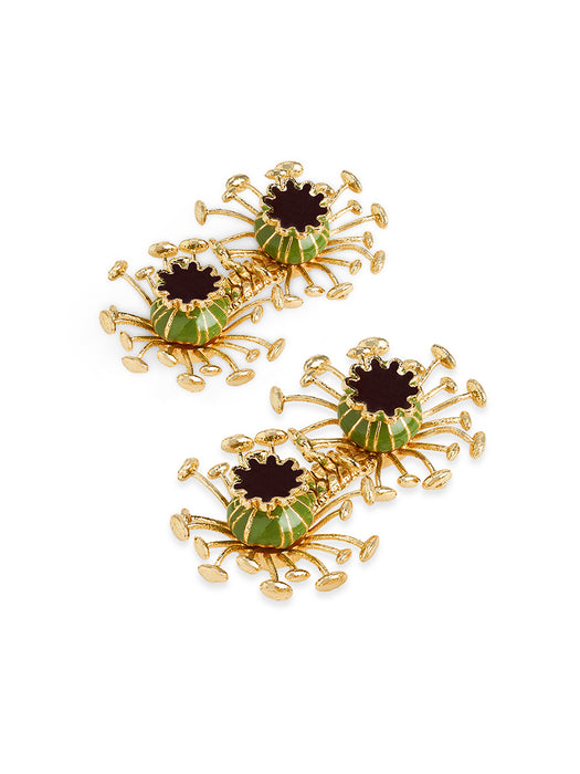 Golden Poppy Earrings