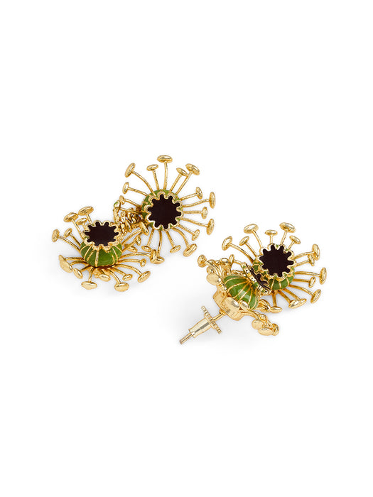 Golden Poppy Earrings