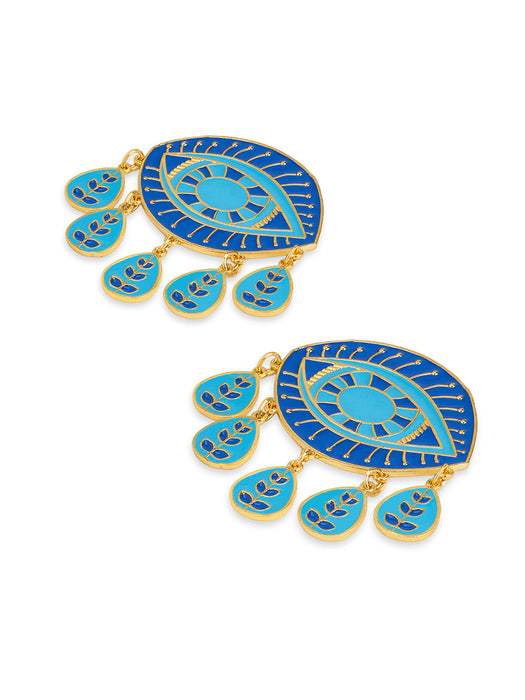 Single Evil Eye Earrings