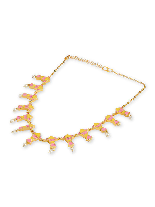 Geometric Fish Necklace