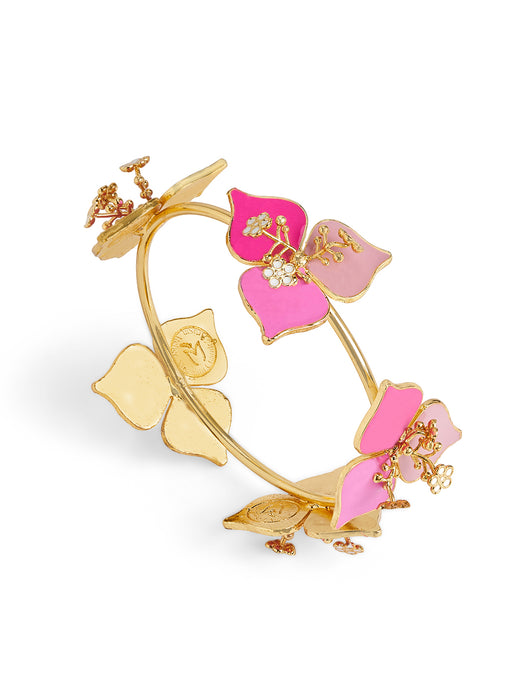 Blush & Peone Pink Bougainvillea Bangles