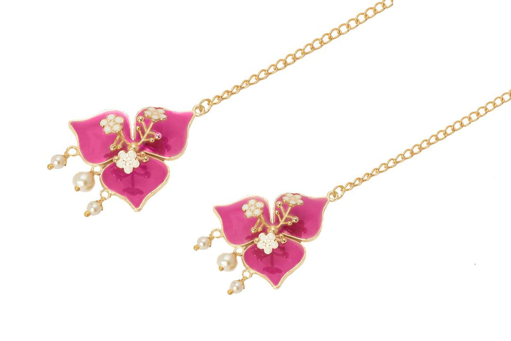 Pink Bougainvillea Earring