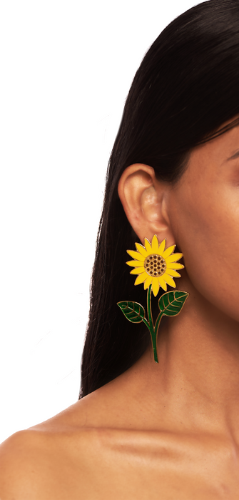 Sun Flower Earrings