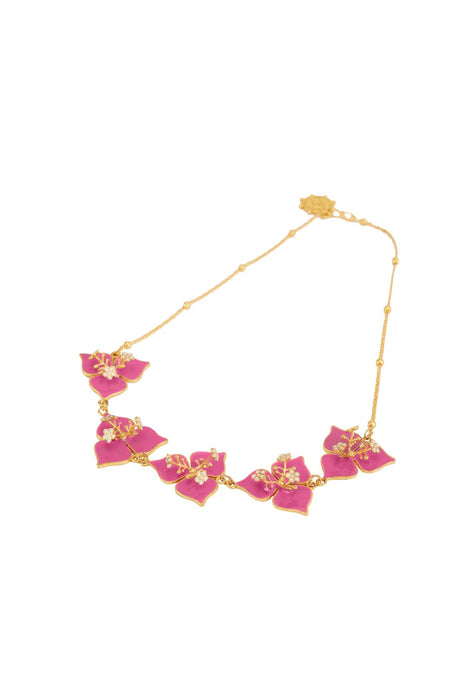 Pink Bougainvillea Choker