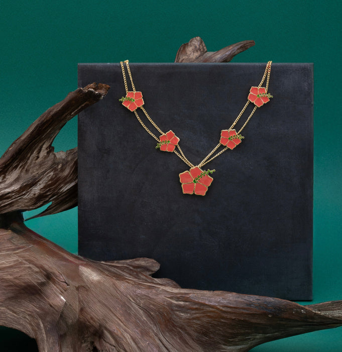 Hibiscus Necklace