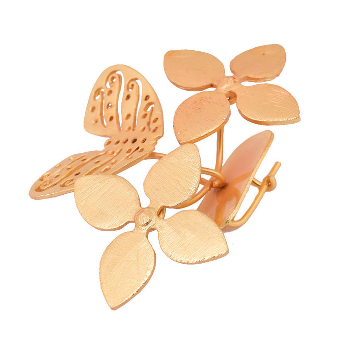 Shakuntala Butterfly Flower Brooches - mrinalinichandra - 1