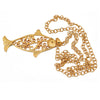 Shakuntala Fish Motif Necklace - mrinalinichandra - 2