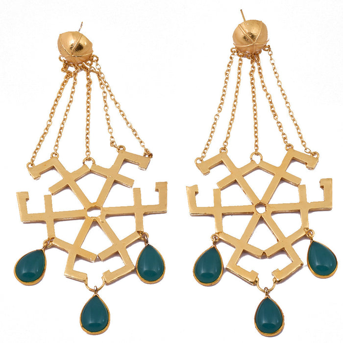 Mathematics Number 7 Inspired Earring - mrinalinichandra - 1