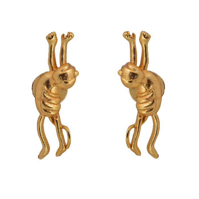 Shakuntala  Playful Monkey Studs