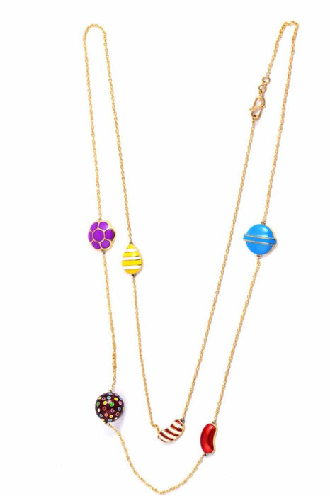 6 Candy Lariat Necklace