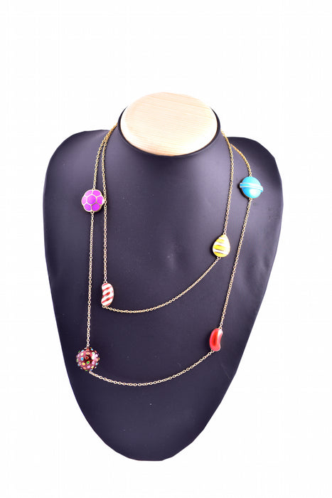 6 Candy Lariat Necklace