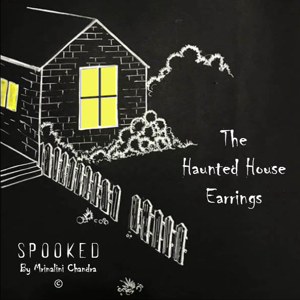 The Haunted Brick House Earring